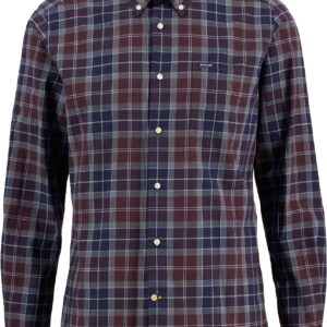 Wetheram Tailored Tartan Shirt Midnight Oak Tartan
