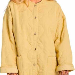 U R Golden Quilted Jacket W Light Olive