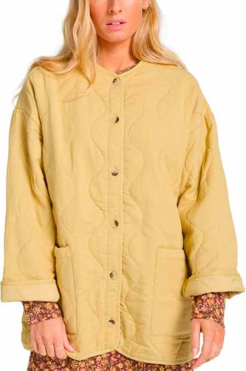 U R Golden Quilted Jacket W Light Olive