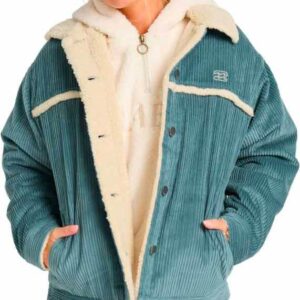 Cord In Love Trucker Jacket W Silver Bleach