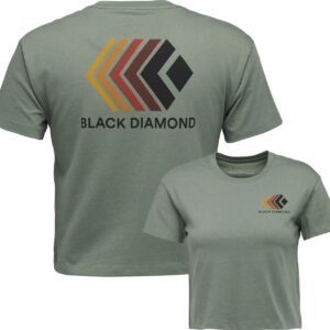 W Faded Crop SS Tee Laurel Green