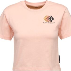 W Faded Crop SS Tee Alpine Sunrise