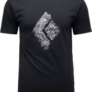 M Engineered Diamond SS Tee Black