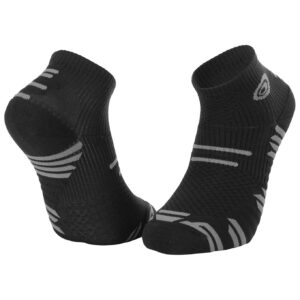 Socquettes Trail Elite Noir/Gris
