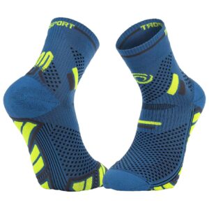 Socquette Trail Ultra.2 Mid Bleu/Jaune