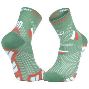 Socquette Trail Ultra.2 Mid Vert/Blanc