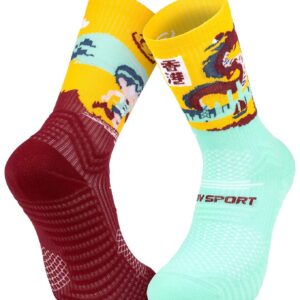 Socquette Trail Collector DBDB Hong Kong Vert/Bordeaux