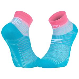 Socquette Run Marathon.2 Low Turquoise/Rose