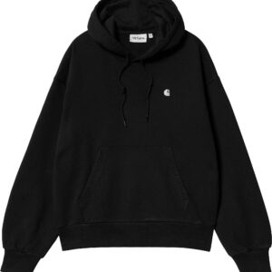Hooded Casey Sweatshirt W Black Silver