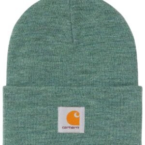 Acrylic Watch Hat Silver Pine Heather