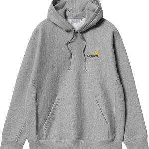 Hooded American Script Sweat Grey Heather