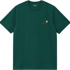 S/S American Script T-Shirt Dark Fir