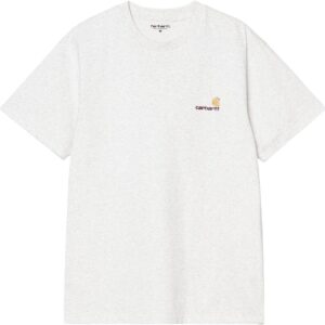 S/S American Script T-Shirt Ash Heather