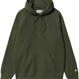 Hooded Chase Sweat Olive Gold
