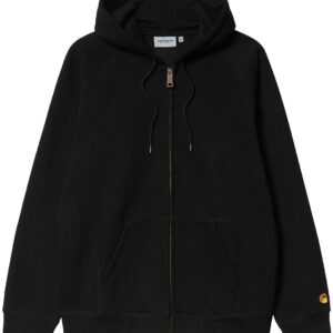 Hooded Chase Jacket Black Gold
