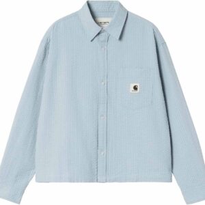 L/S Toland Shirt Toland Stripe W Blue Fog