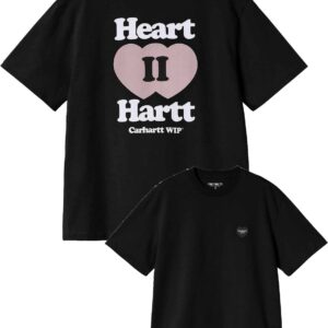 S/S Heart II Hartt T-Shirt W Black
