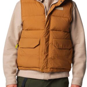 Wallowa™ Reversible Vest Camel Brown, Wallowa Mtns Print