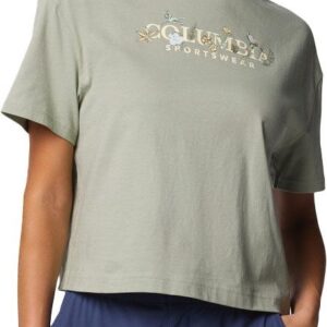 Rolling Bend Graphic Relaxed Crop SS Shirt Safari, Outback Critters