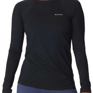 Midweight Stretch Long Sleeve Top W Black