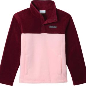 Steens Mtn II 1/4 Snap Fleece Pull-Over Satin Pink Rich Wine