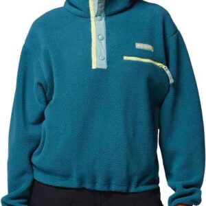 Helvetia II Cropped Half Snap Fleece Everblue Crshd Blue Ctrn Hz
