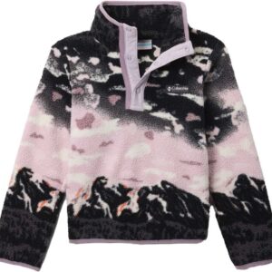 Helvetia II Printed Half Snap Fleece Shale Prpl Sstrs Lvndr Prl