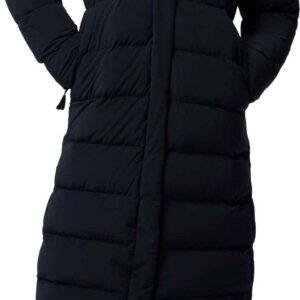 Amaze Puff Long Hooded Jacket Black