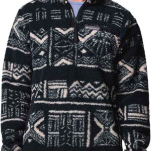 Rugged Ridge High Pile Half Zip Black Deschutes Days