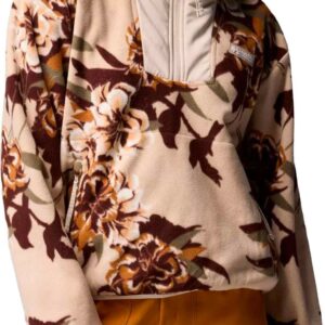 Sequoia Grove Printed Half Zip Dark Stone Blossoming