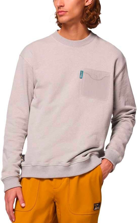 High Cascades French Terry LS Dark Stone