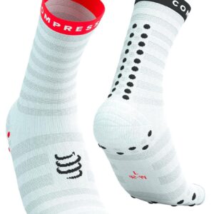 Pro Racing Socks V4.0 Ultralight Run High White/Fluo Red/Black