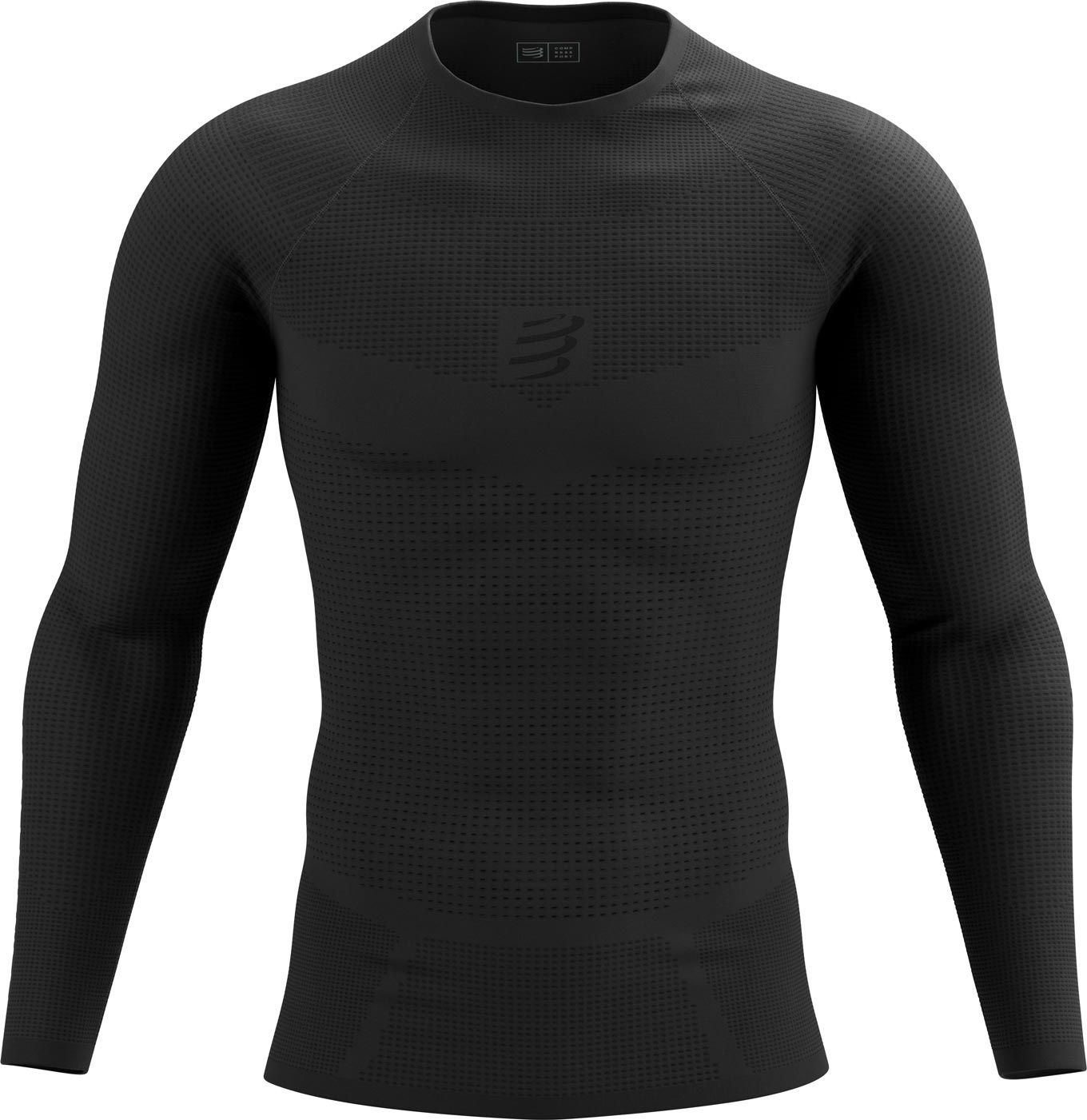 On/Off Base Layer Ls Top M Black