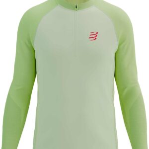 Trail Hz Ls Tshirt M Sugar/Shadow Lime
