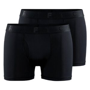 Core Dry Boxer 3-Inch 2-Pack M Black