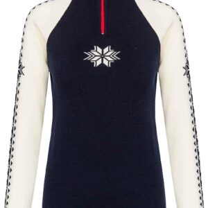 Geilo Sweater Navy/Off White/Raspberry