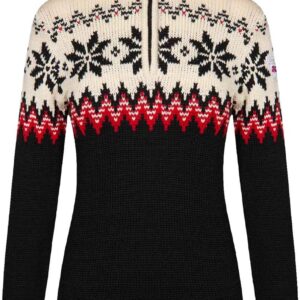 Myking  Sweater Black/Raspberry/Off White