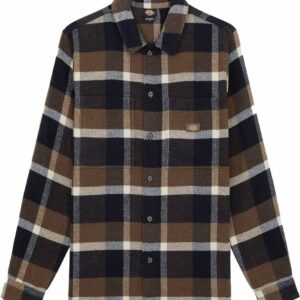 Plaid Coaling LS Shirt Mushroom