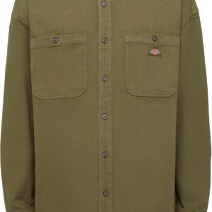 Houston LS Shirt Military Green