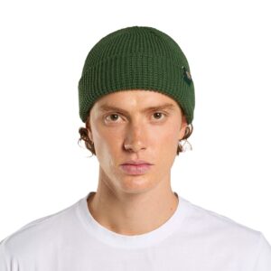 Woodworth Waffle Beanie Pine Needle Green