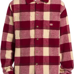 Plaid Coaling LS Shirt Tibetan Red