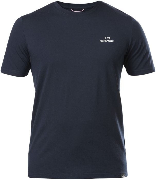 W Merino Path Tech Tee Navy