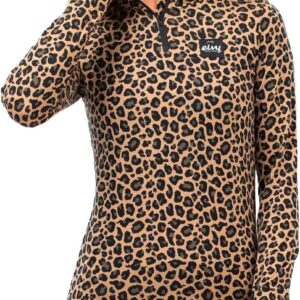 Journey Merino Wool Top Leopard