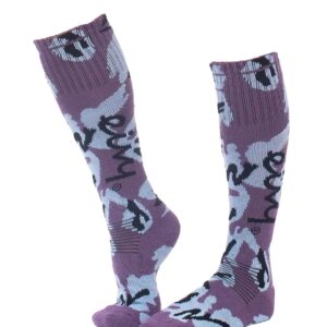 Cheerleader Wool Socks Purple Stray