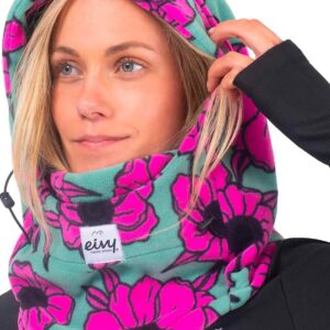 Mandy Fleece Balaclava Turquoise Flower