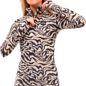 Journey Merino Wool Top Animal Swirl