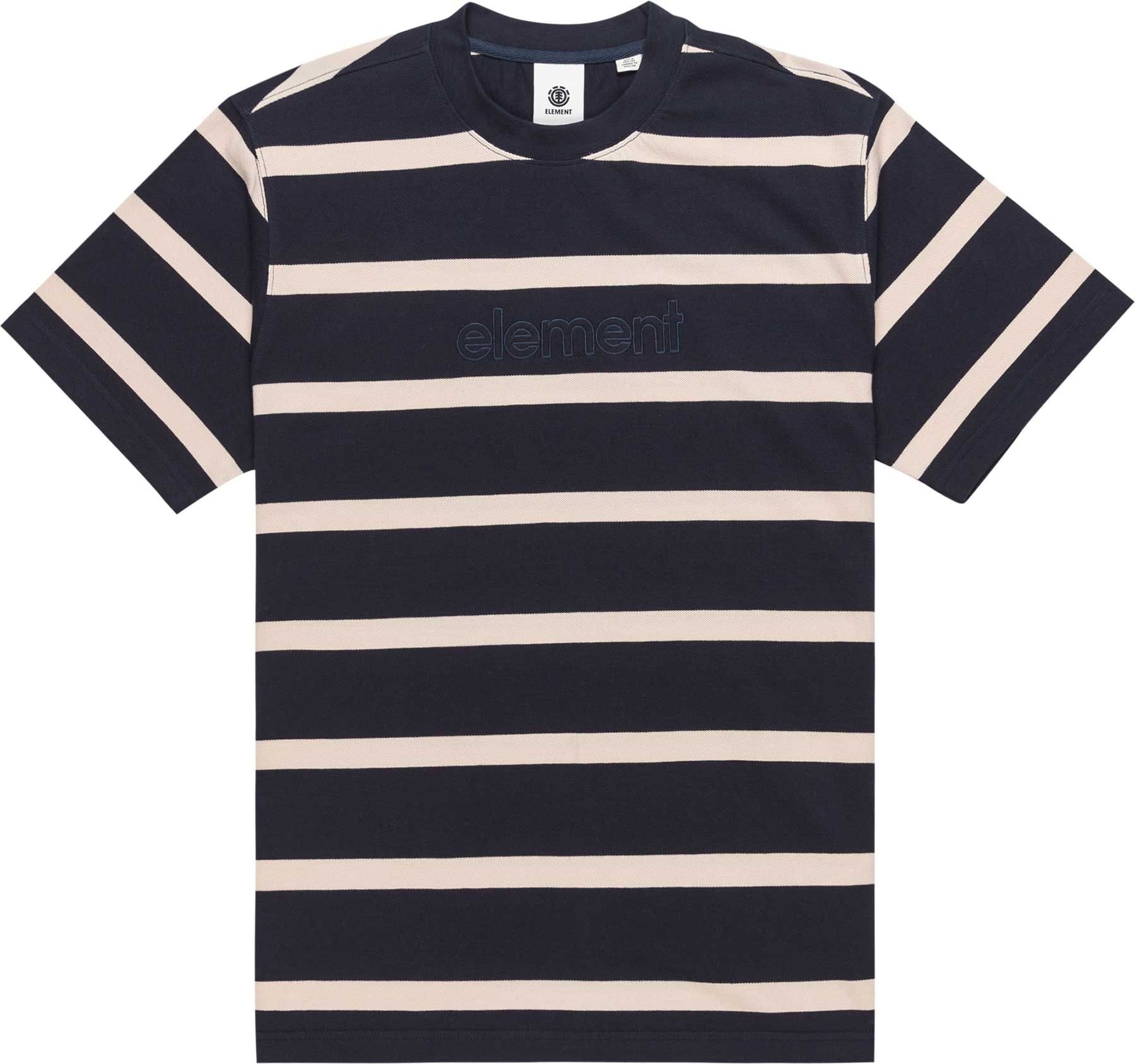 Yacht Club SS Tee Oat Milk Eclipse Navy