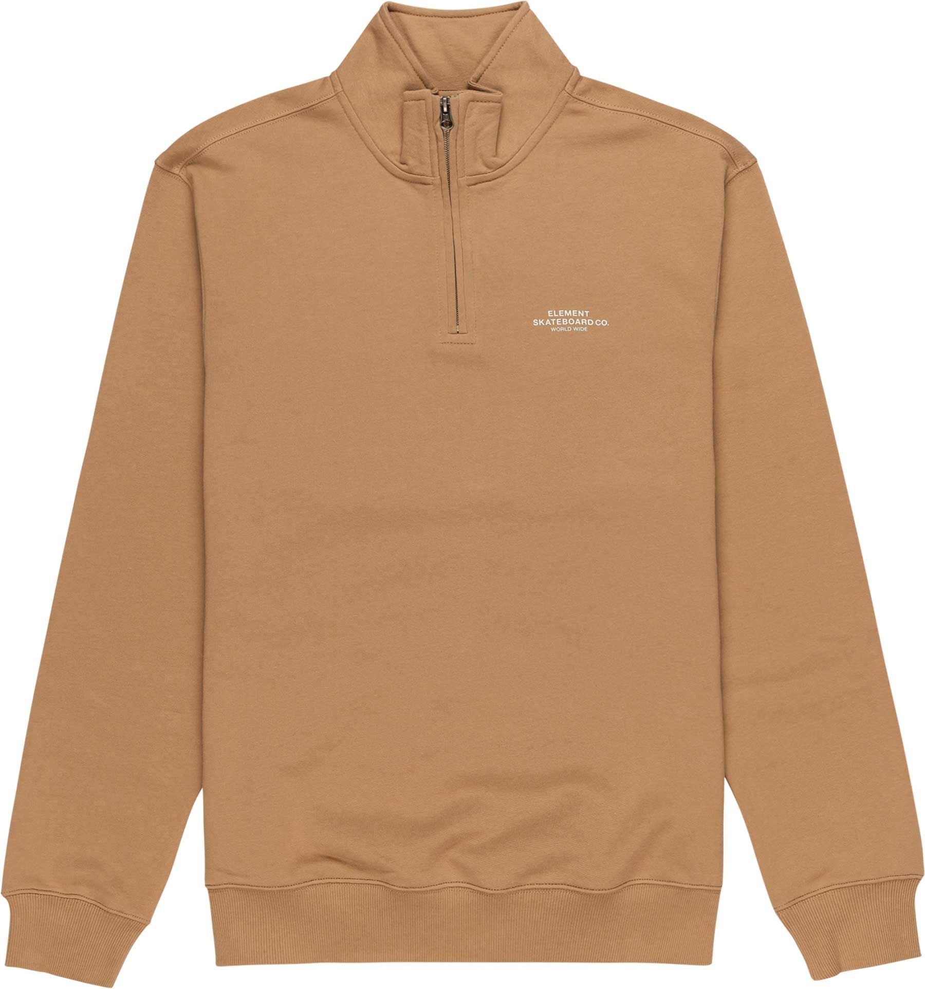 Skateboard Co Zip Sweatshirt Khaki