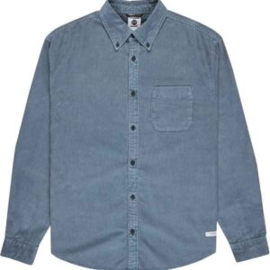 Button Down Regular Corduroy Blue Mirage