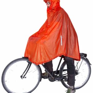 Bike + Hike Poncho Ul Dark Lava